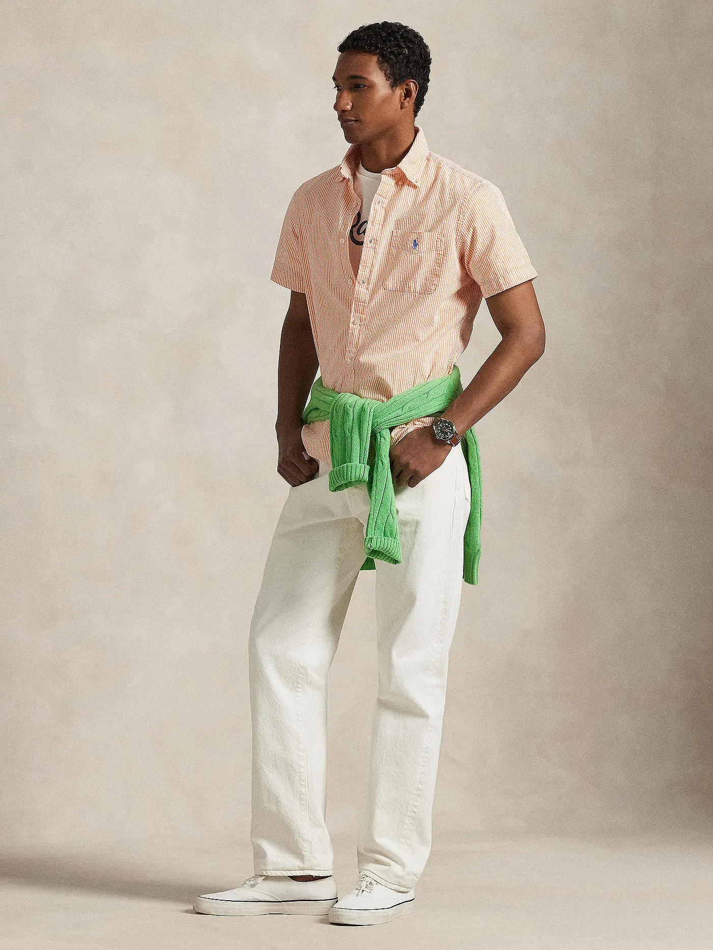 POLO RALPH LAUREN | Hemd Custom Fit | orange